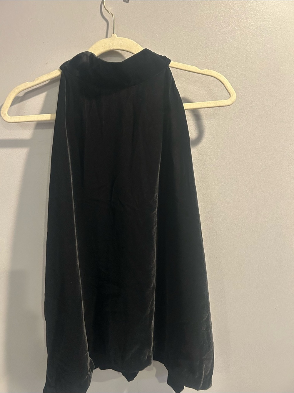 Ann Taylor Black Velvet Dressy Tank